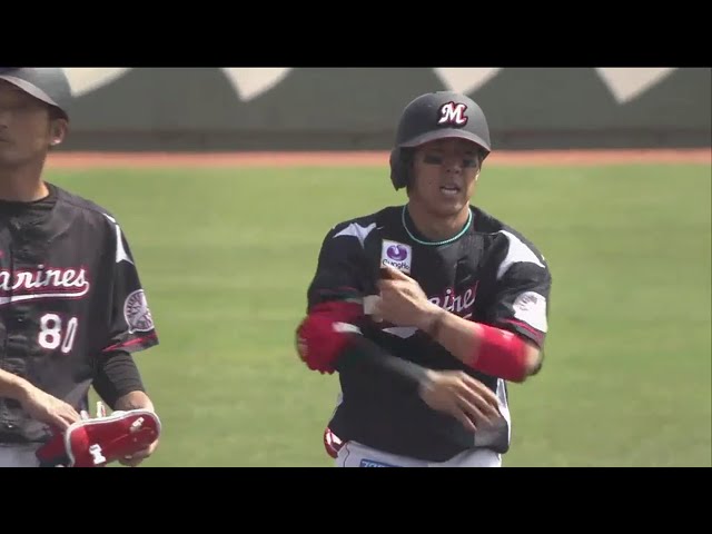 【1回表】マリーンズ・鈴木が捉えた!! 先制のタイムリー3ベース!! 2018/4/15 H-M