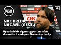 Hyballa blaft eigen supporters af na dramatisch verlopen Brabantse derby