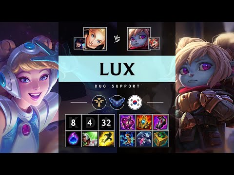 Lux Support vs Poppy: Killing spree - KR Diamond Patch 25.S1.1