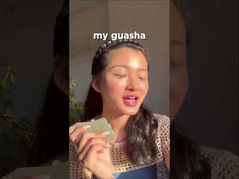 Secret product that slides my guasha perfectly 🤫