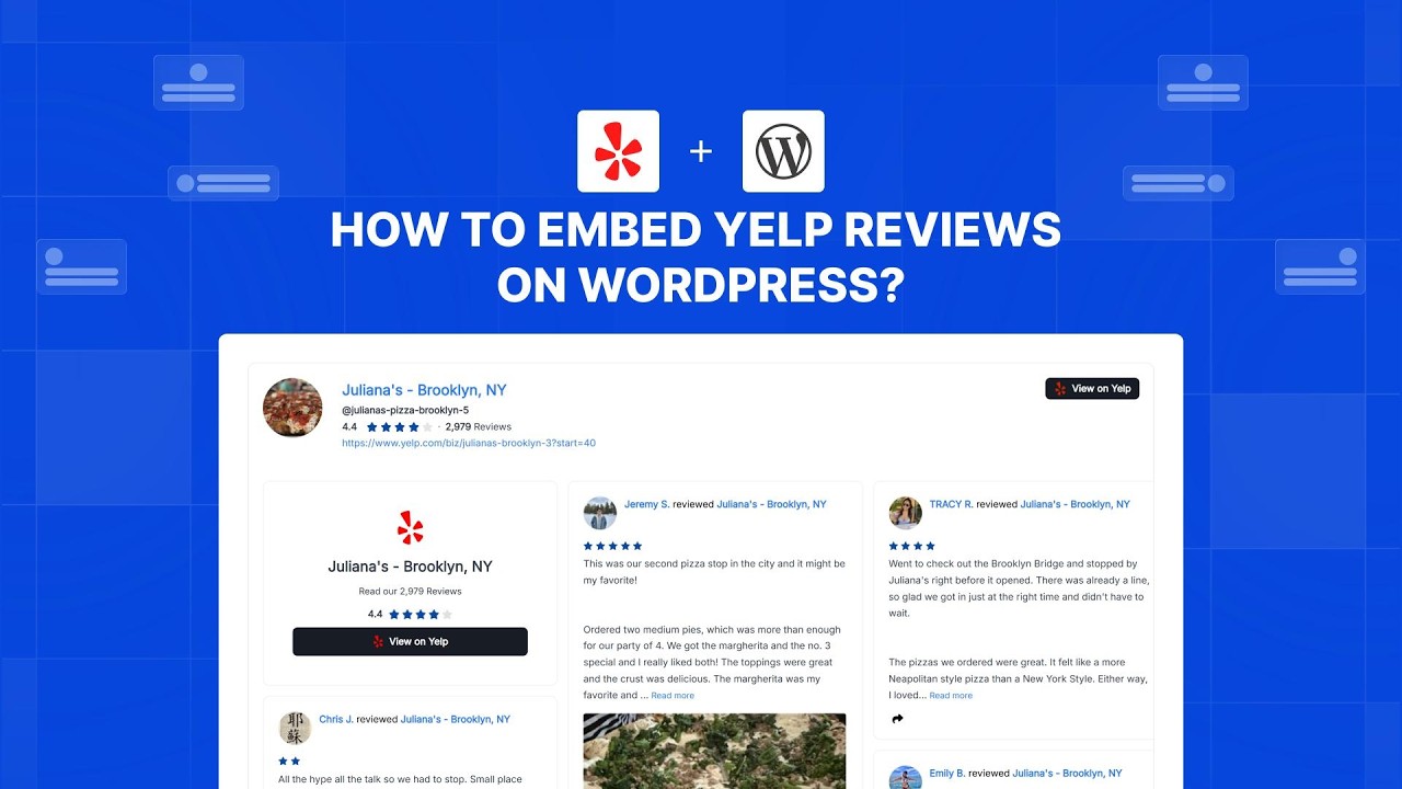 Yelp Reviews video tutorial thumbnail