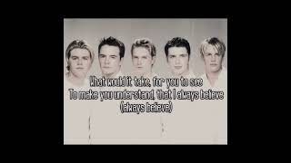 Westlife - Miss you (Lyrics)