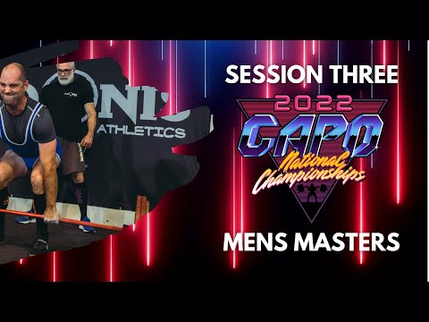 2022 CAPO Nationals: Men's Masters - Saturday AM