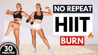 No Repeat HIIT Workout for Full Body Strength & Cardio