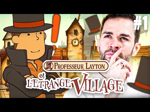 🔥 JE DECOUVRE PROFESSOR LAYTON et l'Étrange Village (J'ADORE) LETS PLAY #1