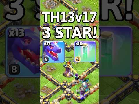 STRONGEST TH13 Attack is RC CHARGE DRAGONS #clashofclans #townhall13 #attackstrategy