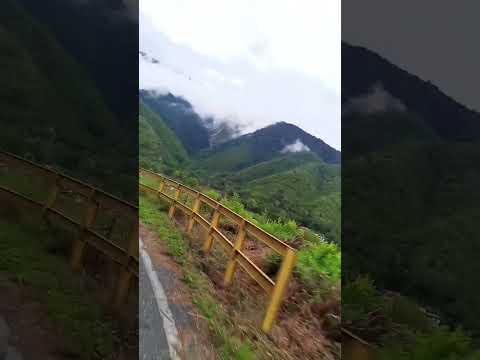 Vías que conducen a la Sierra Nevada de Mérida