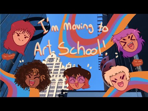 Art School || Dorm Move in Vlog Freshman Year 🎨 8/18/2022