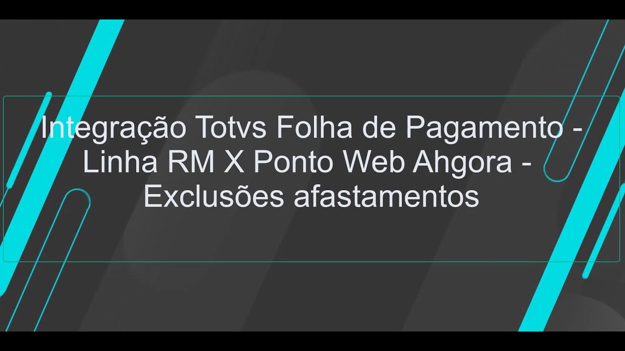 How To | Linha RM integração com a Ahgora Parte 3 #TOTVS_RH_Linha_RM