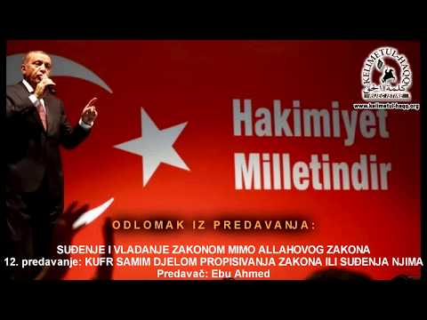 Allah kaže da sud pripada samo Njemu, ali Erdogan tvrdi da sud pripada narodu!