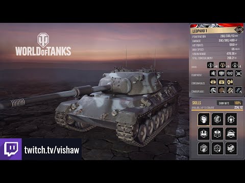 Leopard 1 - On Track Of The Week: 8.7K Damage: WoT Console