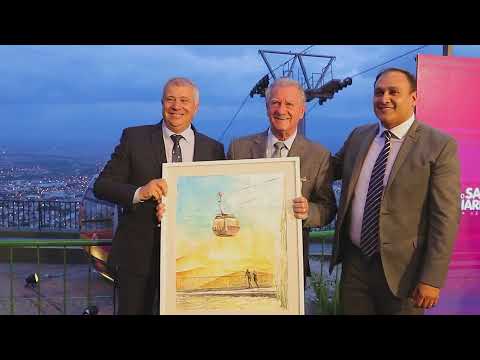 En el 35 aniversario del Teleférico, Sáenz resaltó que es Marca País y uno de los emblemas de nuestra Salta