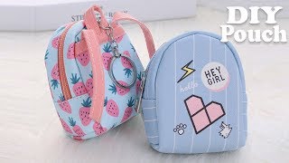 DIY MINI BACKPACK POUCH TUTORIAL // Money Phone Case Backpack from Scratch