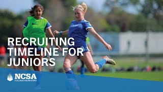 College Recruiting Timeline: Junior Year