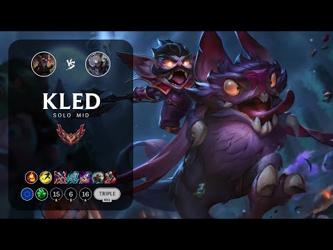 Kled Mid vs Diana - EUW Grandmaster Patch 13.1