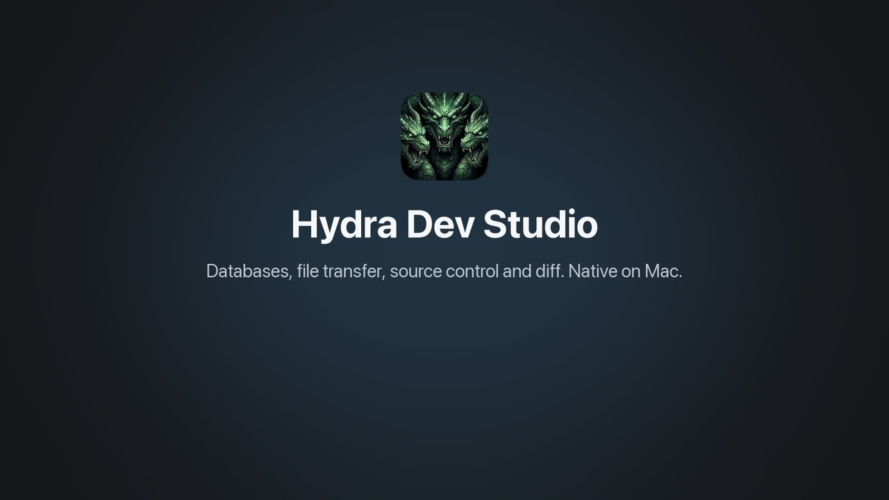 Hydra Dev Studio demo video