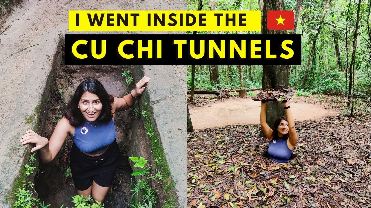 A traveler delves into the intriguing depths of Cu Chi Tunnels.