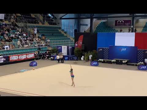 lola ozouf DN3 ensemble saint loise gymnastique championnat de France 2023 Mulhouse