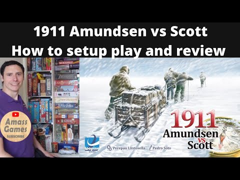 1911 Amundsen Vs Scott How to set up, play and review by * AmassGames *