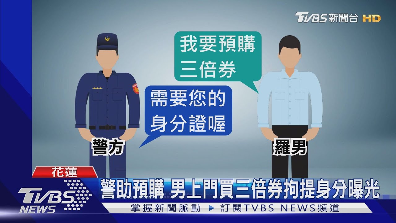 警助預購!男上門買三倍券 拘提身分曝光