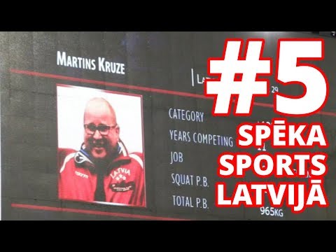 Spēka Sports Latvijā raidījums #5