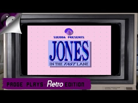 Padge Plays! Retro Edition - Jones In The Fast Lane (1990 - Sierra) - Let's Play Retro PC Game