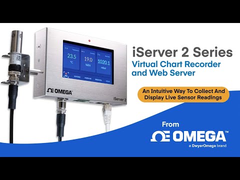 Introducing The iServer 2 Virtual Chart Recorder And Web Server from Omega