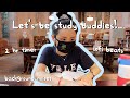 2 hour study with me | real time, lofi music, background noises