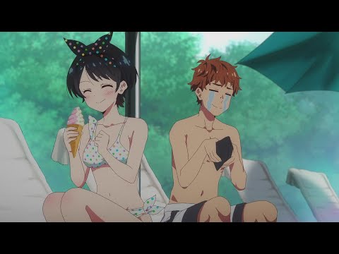 4K || SWIMMING POOL DATE WITH RUKA CHAN || RUKA CHAN'S BIRTHDAY SPECIAL || RENT A GIRLFRIEND || S-3