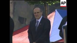 Memorial service at Ground Zero