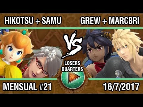 [Afterlife 21] Hikotsu + SamuSilver vs Greward + Marcbri SSB4 Losers Quarters