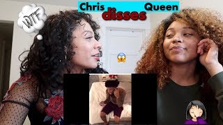 CHRIS DISSES QUEEN IN FREESTYLE!! | REACTION