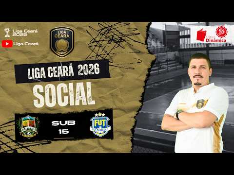 Liga Ceará Social 2026: Palmácia x Futcumbuco - Sub 15