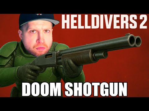 Helldivers 2 Gets DOOM Double Barrel Shotgun "Double Freedom" (strongest shotgun in the game!?)