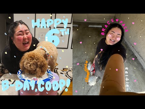 LOOKING FOR A REPLACEMENT + BIRTHDAY PARTY, braces life, updated skincare routine | Goodbye 20s