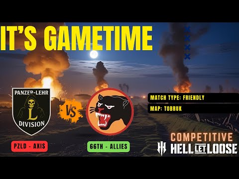 Hell Let Loose - PZLD vs 66th - Tobruk - Admiralty House - Friendly  -  Competitive Console HLL