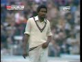 ANDY ROBERTS 5-60 ENGLAND v WEST INDIES 2nd TEST MATCH DAYS 1 (& 2) LORD'S JUNE 17 (& 18) 1976