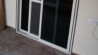 Aluminium door frame for balcony