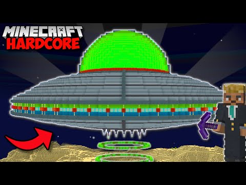 I Built A GIANT ALIEN MOTHERSHIP in Minecraft 1.19 Hardcore (#73)