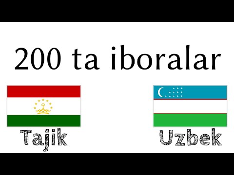 200 ta iboralar - Tojikcha - Oʻzbekcha