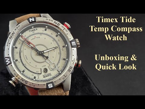 Timex "Tide Temp Compass", T2N7219J, Intelligent Quartz Beige Dial | Quick Look