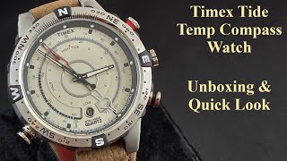 Timex "Tide Temp Compass", T2N7219J, Intelligent Quartz Beige Dial | Quick Look