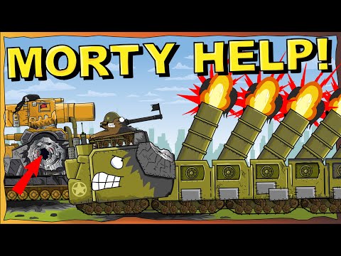 "Morty saves the Iron Friend" Cartoons about tanks