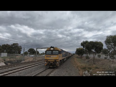 PN Freight Trains Passing By Laverton