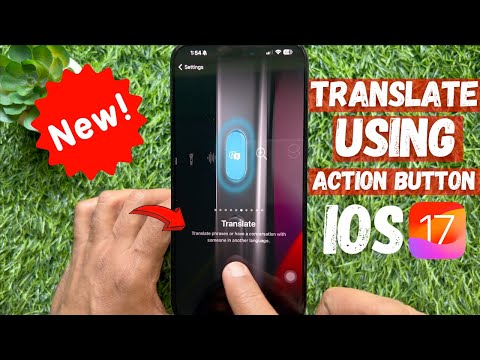 Ios 17.2: cómo traducir el habla con el botón de acción del iphone