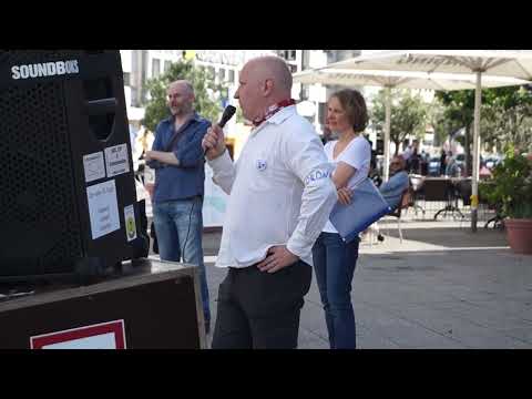 Montagsspaziergang / Querdenken Demo / Teil 1 von 2 / Frankfurt am Main 06.06.2022 / Pfingstmontag