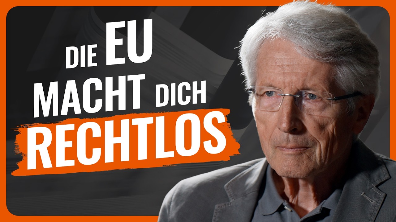 Das Ende der Rechtssicherheit? Professor Dietrich Murswiek warnt vor EU-Willkür Video-Thumbnail von YouTube
