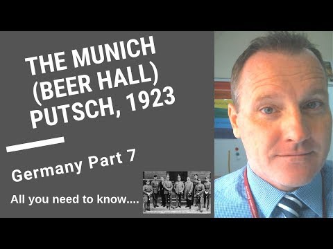 The Munich Putsch, 1923