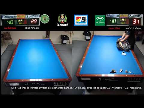 Liga nacional de primera división de Billar a tres bandas 1ª jornada