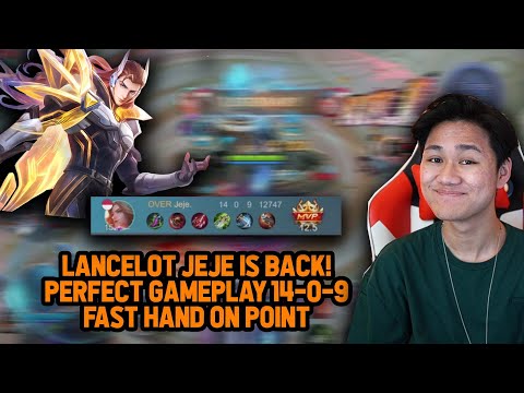 LANCELOT JEJE IS BACK! GAMEPLAY RAPIH FAST HAND + ON POINT - Mobile Legends Indonesia